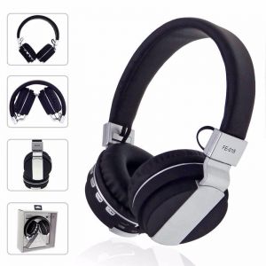 מבצעי Black Friday אוזניות FE-018 Portable Foldable FM Radio 3.5mm NFC bluetooth Headphone Headset with Mic for Mobile Phone