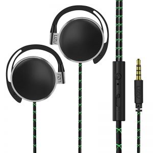 מבצעי Black Friday אוזניות LIZU I-906 Sport Running Bass Adjustable Ear Hook Headset Headphone with Mic for Xiaomi Samsung S8