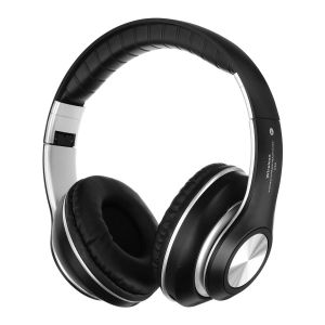 מבצעי Black Friday אוזניות Wireless Folding bluetooth V5.0 Gaming Headphone Hi-Fi Stereo Earphone With Mic FM SD Card