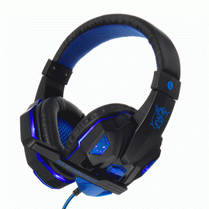 מבצעי Black Friday אוזניות 3.5mm LED Light Gaming Headset Stereo Noise Cancelling Headphone With Mic for E-sports