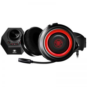מבצעי Black Friday אוזניות PLEXTONE G600 Gaming Wired Dynamic Headphone+GameDAC Amplifier Stereo Bass LED With Retractable Mic