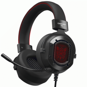 מבצעי Black Friday אוזניות ONIKUMA K3 Gaming Headphone RGB Light Noise-canceling Wired Headset for PS4 PC Computer Mac Laptop