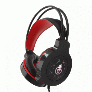 מבצעי Black Friday אוזניות HI200 3.5mm Wired Gaming Headset LED Light Headphone Hi-Fi Stereo Surround With Mic