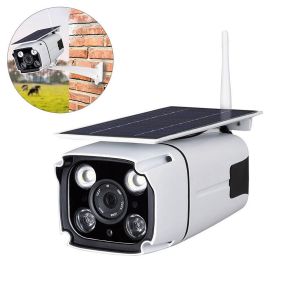 מבצעי Black Friday מצלמות אבטחה IP67 1080P HD Solar Powered Wireless WIFI IP Surveillance Camera Night Vision Outdoor