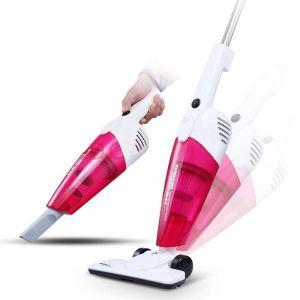 מבצעי Black Friday שואבי אבק Deerma DX128C Household Vacuum Cleaner Mini 2-in-1 Upright Portable Cleaner- Rose red
