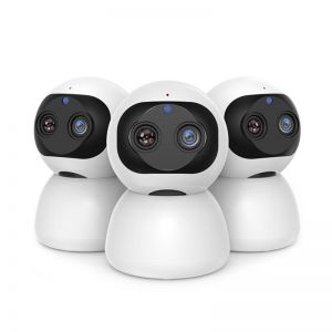 מבצעי Black Friday מצלמות אבטחה 1080P Dome IP Dual Lens WiFi IP Camera PTZ Pan Tilt 8X ZOOM Night Vision 