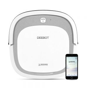 מבצעי Black Friday שואבי אבק רובוטיים ECOVACS DEEBOT SLIM2 Robot Vacuum Cleaner 3 in 1 Sweeping Mop and Vacuum, 2600mAh with APP Control