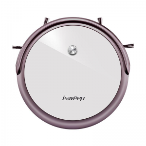 מבצעי Black Friday שואבי אבק רובוטיים isweep D520 Robot Vacuum Cleaner Mobile Phone APP Intelligent Control 350ML Water Tank 2500mAh Lithium Battery - Purple