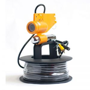 מבצעי Black Friday מצלמות אבטחה CR-006 30M 100M Under Water Camera 12Pcs White LED 600 TVL Single Rod Fishing Fish Finder Camera
