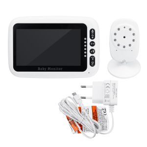 מבצעי Black Friday מצלמות אבטחה Wireless 4.3 Inch Baby Monitors Two-Way Intercom Monitor Audio Video Baby Monitor Wireless Digital Camera Night Vision Safety View