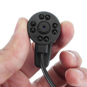 מבצעי Black Friday מצלמות אבטחה Mini CCTV Infrared Night Vision DIY Camera SPY Hidden Wired IR Camera