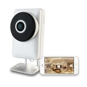 מבצעי Black Friday מצלמות אבטחה JM-106W 180 Degree Mini WiFi Panoramic IP Camera 720P Fisheye Network Audio Night Vision Camera