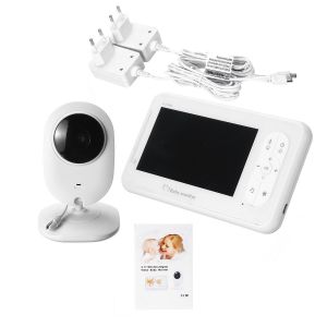 מבצעי Black Friday מצלמות אבטחה 4.3 inch Wireless HD Audio Video Baby Monitor Night Vision Security Camera Viewer Monitors