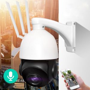 מבצעי Black Friday מצלמות אבטחה 4G Wireless IP CCTV PTZ GSM Camera Speed 1080P 5X Zoom IR SD Slot Onvif P2P Dome