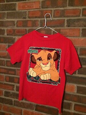 מבצעי Black Friday בגדי ילדים    Vintage The Lion King Simba T Shirt Mens Xs/s Made In Usa Kids L