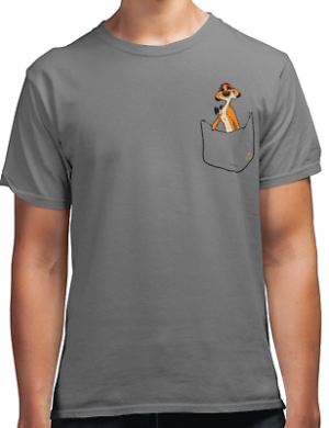 מבצעי Black Friday בגדי ילדים    Cute Pocket Timon Meerkat-  The Lion King Movie character Inspired Fan T-Shirt