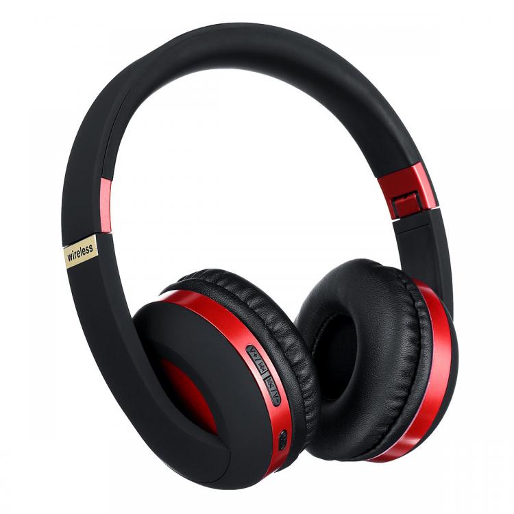 מבצעי Black Friday אוזניות [bluetooth 5.0] Portable Wireless Headphone Foldable TF Card FM Radio Stereo Headset with Mic