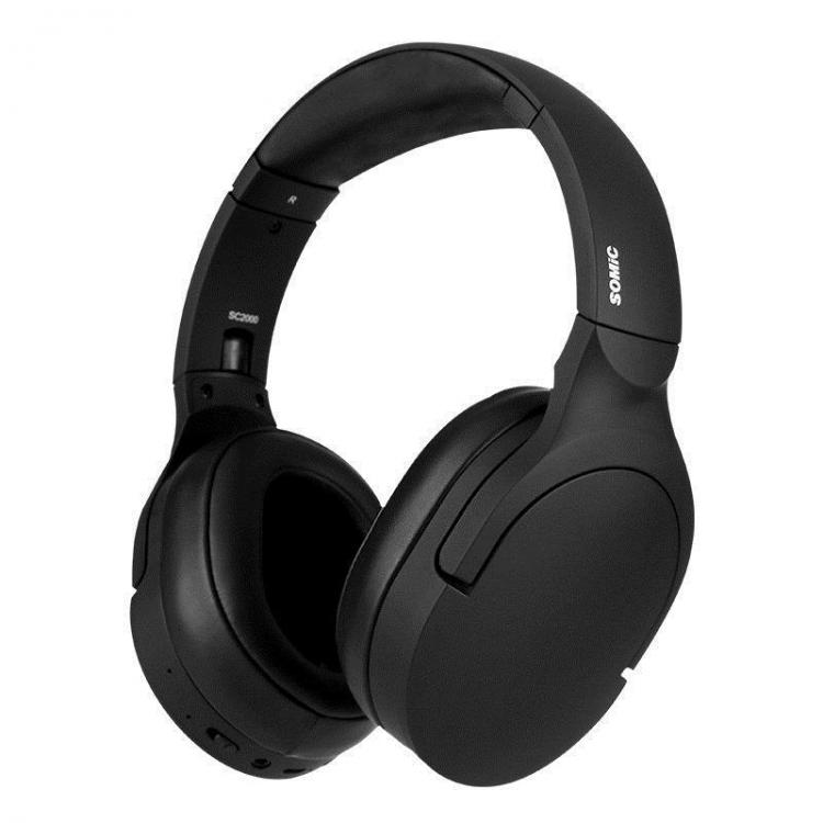 מבצעי Black Friday אוזניות Somic SC2000 Wireless bluetooth Headphone Active Noise Cancelling HiFi  Stereo AUX Headset with Mic