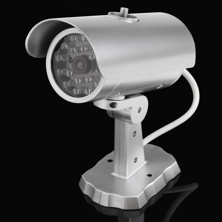 מבצעי Black Friday מצלמות אבטחה Emulational Dummy CCTV Outdoor Security Camera with 18 Red Flashing LED Light