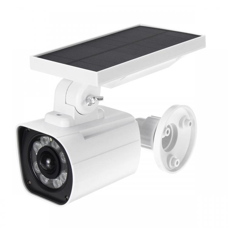 מבצעי Black Friday מצלמות אבטחה 8 LED Solar Powered Security Light Simulation Camera Motion Sensor Light Waterproof IP66