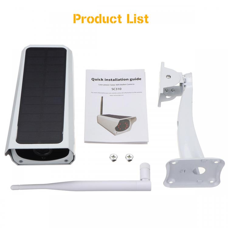 מבצעי Black Friday מצלמות אבטחה Solar Power Wifi Wireless Surveillance  1080P IP Camera Waterproof Night Vision