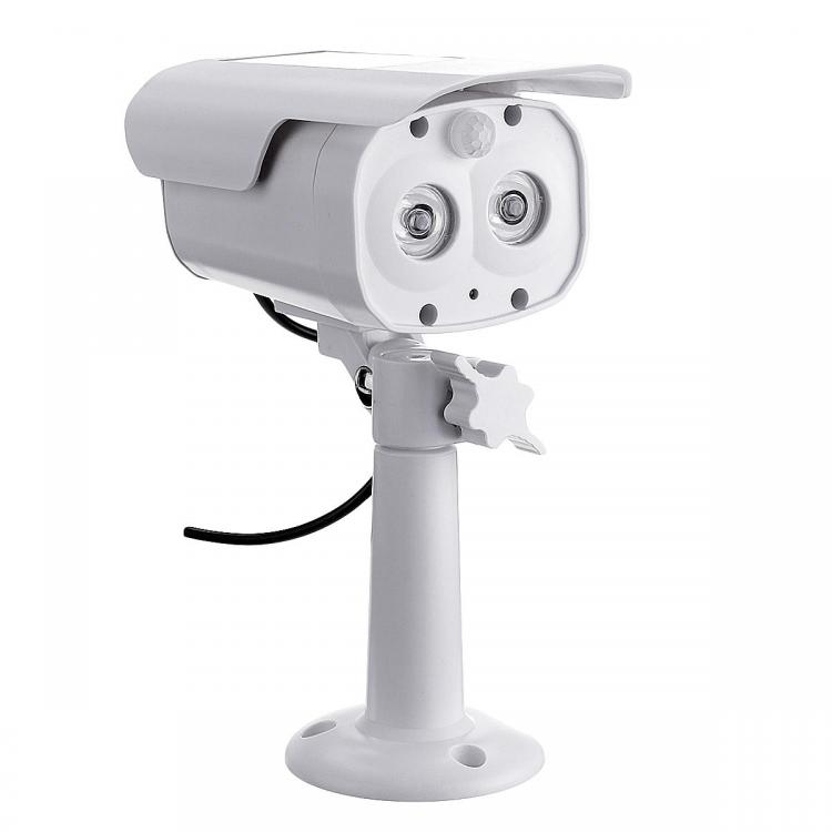 מבצעי Black Friday מצלמות אבטחה Solar Powered Simulation PIR Sensor Camera Detector CCTV Camera Dummy LED Light